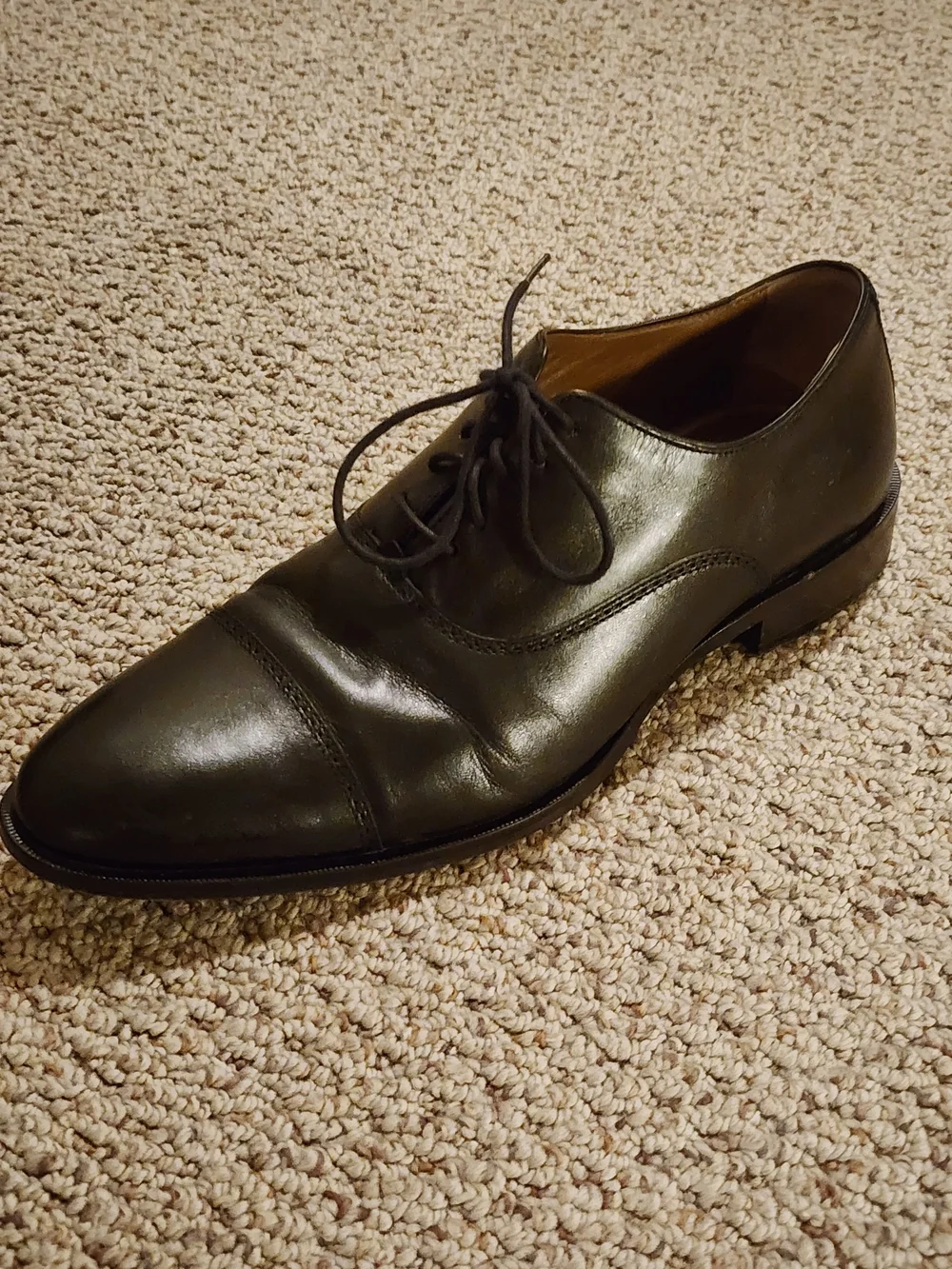 Johnston & Murphy Dress Shoes Flat Black
